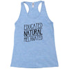 educated, natural, melanated Racerback Tank
