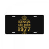 kings are born in 1977 License Plate