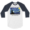 Vincent Van Gogh The Starry Night 3/4 Sleeve Shirt