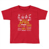 Born April  Multitasking Problem Solving Tees Toddler T-shirt