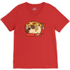 pizza pug V-Neck Tee