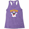 booyah ghost horror Racerback Tank