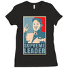 Supreme Leader Un, Kim Jong Un Parody Ladies Fitted T-Shirt