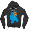 Cookie Monster Zipper Hoodie
