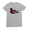 red doc marten skinhead boots, ideal birthday present or gift Ladies Fitted T-Shirt