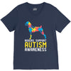 boxers support autism awareness V-Neck Tee
