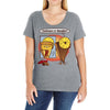posh pizza (colab with rpadame) Ladies Curvy T-Shirt
