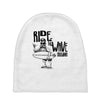 ride the wave california Baby Beanies