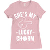 she's my lucky charm Ladies Fitted T-Shirt