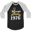 kings are born in 1976 3/4 Sleeve Shirt