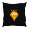 KING OF THE GOLD Throw Pillow