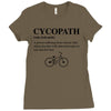 Cycopath Noun Ladies Fitted T-Shirt