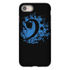 bass clef in blue iPhone 8