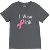 junior's breast cancer awareness i wear pink V-Neck Tee