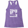 silver edition train insaiyan dragonball z insane bodybuilding goku Racerback Tank
