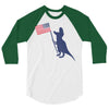 Patriotic T-Rex 3/4 Sleeve Shirt