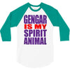 gengar is my spirit animal 3/4 Sleeve Shirt