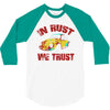 in rust we trust  rat beetle hot rod 3/4 Sleeve Shirt