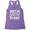 don't go bacon my heart Racerback Tank