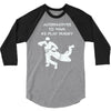 alternatives to war play rugby 3/4 Sleeve Shirt