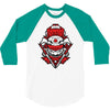 samurai red ranger 3/4 Sleeve Shirt