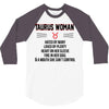 Taurus Woman 3/4 Sleeve Shirt