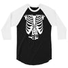 beer belly xray skeleton funny 3/4 Sleeve Shirt