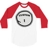 personalized custom 3/4 Sleeve Shirt