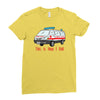 how i roll ambulance Ladies Fitted T-Shirt