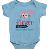 A May Girl Like A Flowers Baby Bodysuit