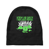 screw lab safety i want super powers Baby Beanies