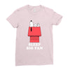 Sleep Big Fan Ladies Fitted T-Shirt
