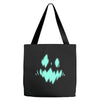 halloween face Tote Bags