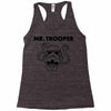 mr. trooper Racerback Tank