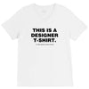 This is a Designer T-Shirt V-Neck Tee