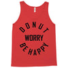 donut worry be happy Tank Top