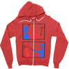 selfie smash Zipper Hoodie