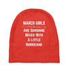 March Girls Baby Beanies