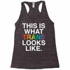 This Is What Trans Looks Like Racerback Tank