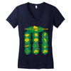 cheesy talk Women's V-Neck T-Shirt