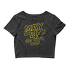 may the 4th be with you Crop Top