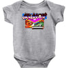 arkanoid retro game, ideal gift or birthday present. Baby Bodysuit