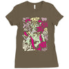 split Ladies Fitted T-Shirt