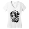 skull pirate Women's V-Neck T-Shirt