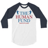 The Human Fund Money For People 3/4 Sleeve Shirt
