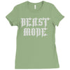 beast mode Ladies Fitted T-Shirt