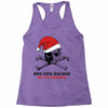 skull christmas Racerback Tank