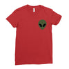Cute Alien Ladies Fitted T-Shirt