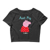 peppa pig aunt pig Crop Top