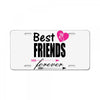 best friends forever License Plate